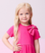 VESTIDO LACO COM STRASS PINK GLAM MOMI -  Lelidi Baby Kids | Moda Infantil Confortável e Estilosa