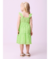 VESTIDO LAISE COM FAIXA VERDE SOFT MINT MOMI - comprar online