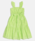 VESTIDO LAISE COM FAIXA VERDE SOFT MINT MOMI -  Lelidi Baby Kids | Moda Infantil Confortável e Estilosa