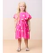 VESTIDO BORDADO FLORES ROSA NEON FORTE MOMI