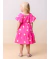 VESTIDO BORDADO FLORES ROSA NEON FORTE MOMI - comprar online