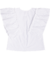 BLUSA MANGAS BABADO LAISE OFF MOMI - comprar online