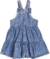 SALOPETE JEANS COM BABADO JEANS MOMI - loja online