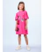 VESTIDO MINNIE NA BIKE PINK GLAM ANIMÊ
