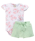 CJ BODY FLORAL MC/ SHORT-SAIA SUEDINE ANJOS BABY - comprar online