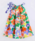 VESTIDO MALHA RECANTO DAS FLORES OFF FABULA -  Lelidi Baby Kids | Moda Infantil Confortável e Estilosa