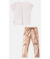 CONJUNTO BLUSA DAISY COM STRASS E LEGGING FOIL DOURADO MOMI - loja online