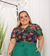 BLUSA TULE MANGA CURTA ESTAMPA INSPIRAÇÃO FARM- TAM ÚNICO 44 AO 54 - comprar online