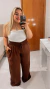 PANTALONA JESSY MARROM CHOCOLATE - comprar online