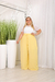 PANTALONA JESSY AMARELO MANTEIGA - comprar online