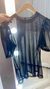 BLUSA TULE MANGA CURTA PRETO - TAM ÚNICO 44 AO 54 na internet