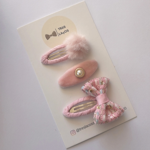 TRIO DE TIC TACS ROSA