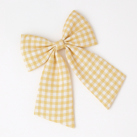 LAÇO PONTAS LONGAS VICHY BEGE