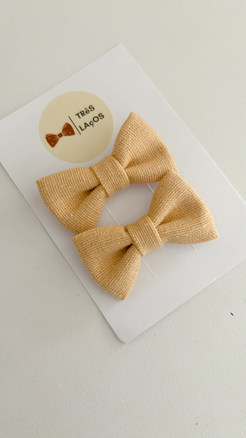 DUPLA LAÇO LÍVIA | BEGE