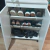 Sapateira hall de entrada 2 Portas com Rodízios em MDF Off White e Branco - comprar online