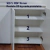Mini Despensa para cozinha, feito para durar 100% MDF Branco - 2 Portas - loja online