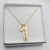 Colar plaquinha + medalha p - loja online