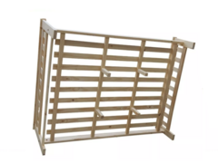 Cama Madera Pino Reforzada Mod Griega 2 plazas 140x190 en internet