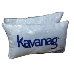 Pack x2 Almohada Kavanag Tela Sabana Vellon Siliconado 70x40
