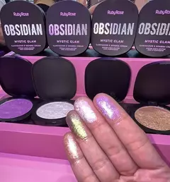 ILUMINADOR/SOMBRA CREMOSA- OBSIDIAN - Poppel Makeup 
