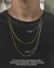 Corrente Cadeado 1,2mm Com Cruz P Banhada Ouro 18k - loja online