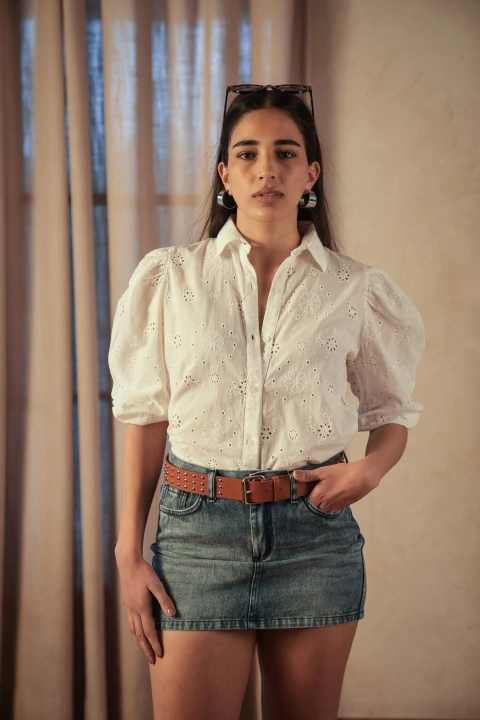CAMISA GLOBO BRODERIE