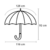 Guarda-chuva semiautomático de borda lisa G1675SX - JRB Distribuidora