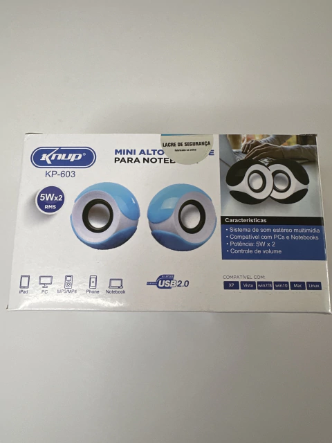 Mini alto falante para PC KP-603