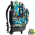 Mochila Carro Kossok Nash Escolar Infantil Reforzada Carrito