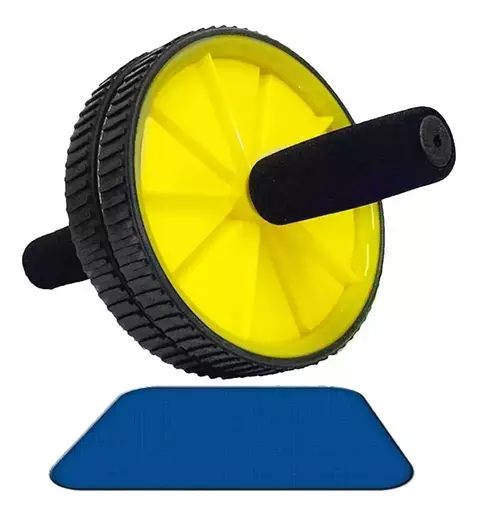 Ab Wheel Rueda Para Abdominales + Mini Alfombra Regalo