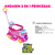 Andarín 2 en 1 Biemme Con Barral Pata Pata Princesas - Disney - Cars - Frozen - comprar online