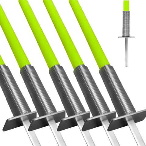 Baston Slalon Driblin 1 Metro Resorte Pack X 5 Entrenamiento