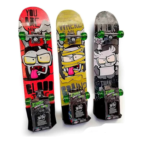 Skate Zombie Infection Patineta Lija Adolescente