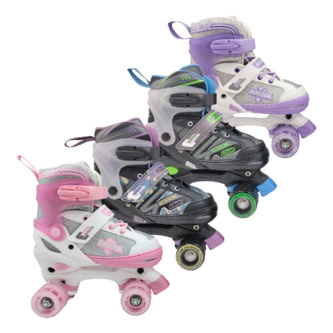 Patines Kossok Glide 4 Ruedas Infantil + Protecciones - - comprar online