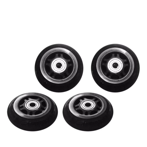 Set 4 Ruedas Silicona Patín Rollers 72mm +8 Rulemanes - comprar online