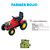 Tractor Farmer Biemme A Pedal Cadena + Remolque Niños - El Rey del Entretenimiento