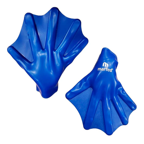 Manoplas Natación Marfed Silicona Pileta Entrenamiento