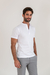 Camiseta Slim Botão Pima - Branca - SSERT