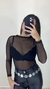 Body de tule com manga longa - Use Duda Closet