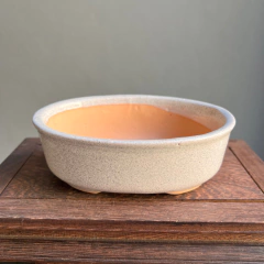 MACETA ESMALTADA OVALADA PARA BONSAI 13,5x10x4 cm (Art. O1) en internet