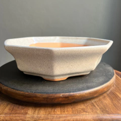 MACETA ESMALTADA OCTOGONAL/REDONDA PARA BONSAI 28x7 cm (Art. OCTO3) en internet