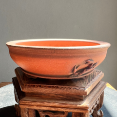 ROJI CERAMIC MACETA BONSAI REDONDA 14,5X4,5cm (Serie 1075) - comprar online