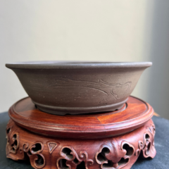 ROJI CERAMIC MACETA BONSAI REDONDA 16,5X5cm (Serie 1206)