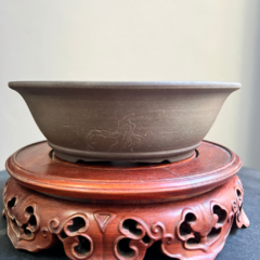 ROJI CERAMIC MACETA BONSAI REDONDA 16,5X5cm (Serie 1206) - Bonsai Sandro