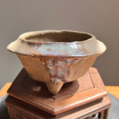 ROJI CERAMIC MACETA BONSAI REDONDA/KUSAMONO 16x8,5cm (Serie 1084) - comprar online
