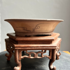 ROJI CERAMIC MACETA BONSAI REDONDA/KUSAMONO 17,5x4cm (Serie 1201)