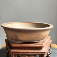 ROJI CERAMIC MACETA BONSAI REDONDA 19x4cm (Serie 5) - comprar online