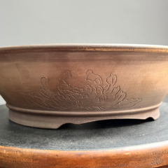 ROJI CERAMIC MACETA BONSAI REDONDA 30x8cm (Serie 1203) - comprar online