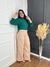 Calça Pantalona Alfaiataria P ao G