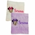 Kit 2 toalhas de mão bordada com nome e tema Minnie - comprar online